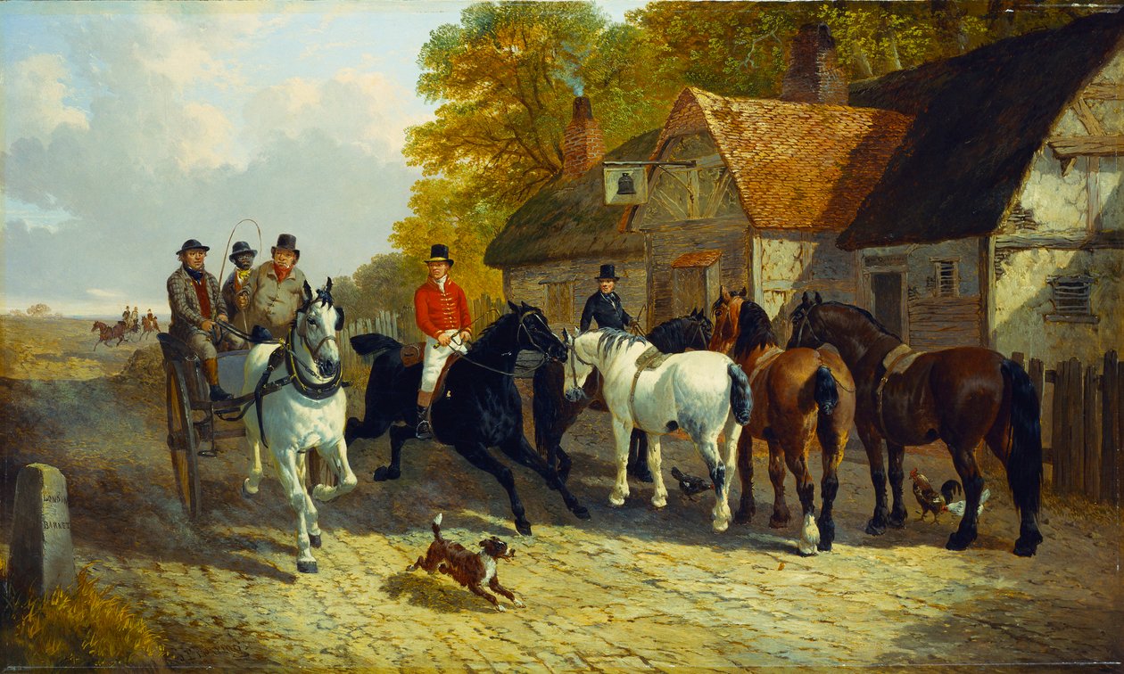 Auf dem Weg zur Barnet-Messe von John Frederick Herring Junior