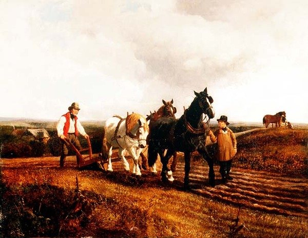 Pflügen von John Frederick Herring Jnr