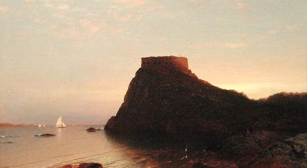 Fort Dumpling, Rhode Island von John Frederick Kensett