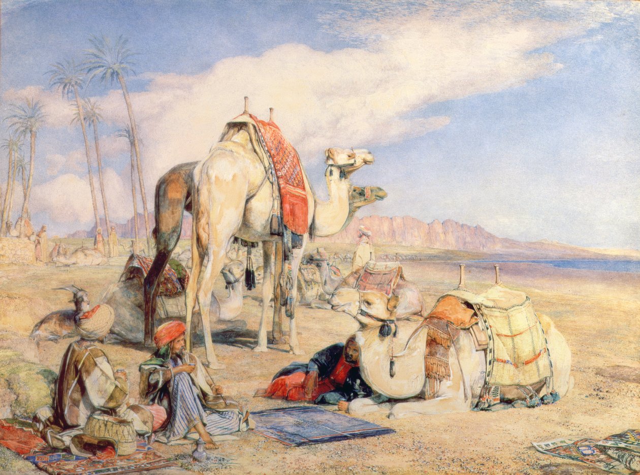 Eine Rast in der Wüste von John Frederick Lewis