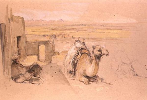 Kamel, West-Theben von John Frederick Lewis