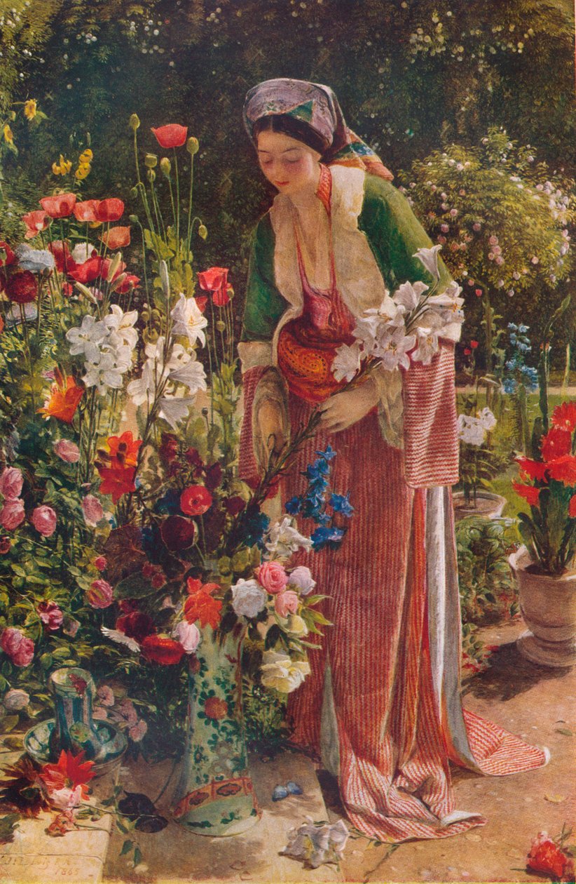 Im Garten des Beys, 1865 von John Frederick Lewis