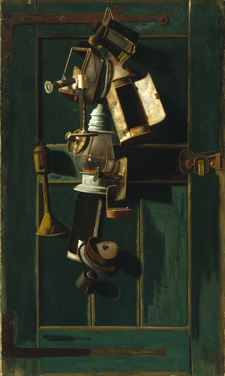 Tür mit Laternen, ca. 1880 von John Frederick Peto