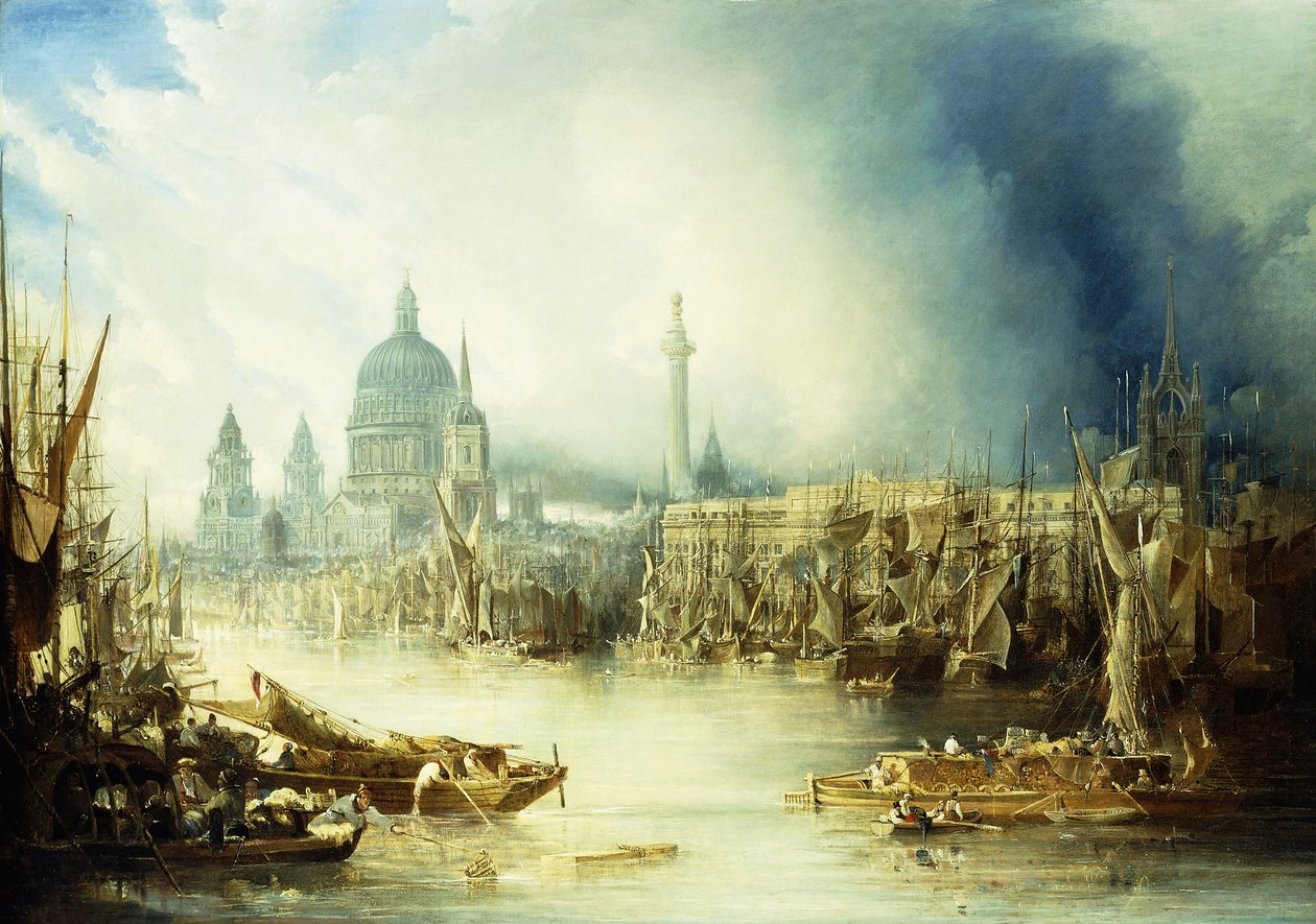 Ein Blick auf London mit St. von John Gendall