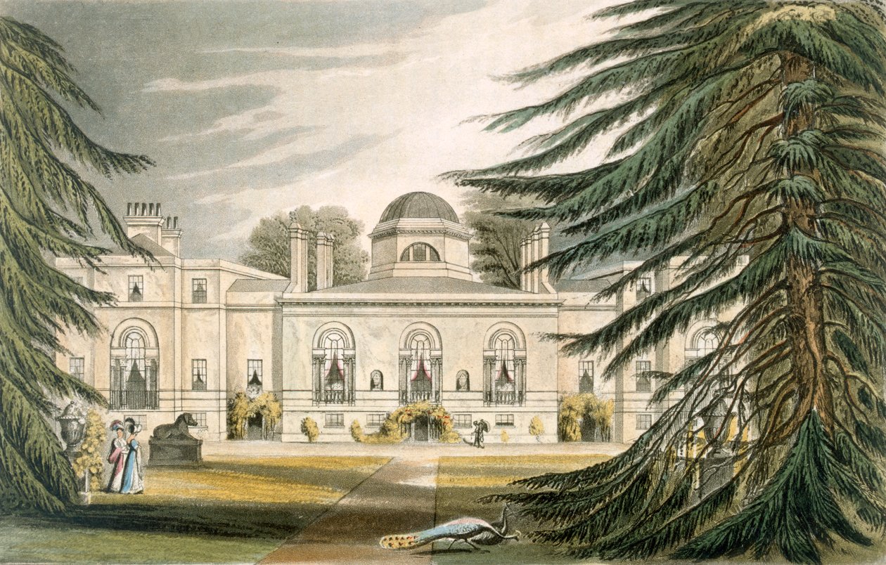Gartenfront des Chiswick House von John Gendall