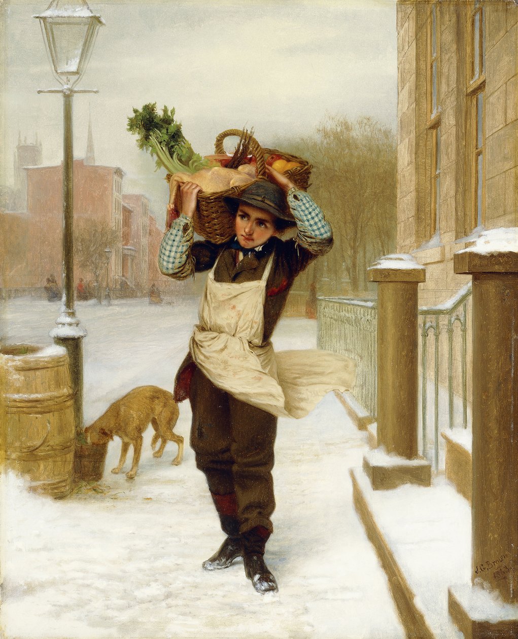 Lieferjunge, 1863 von John George Brown