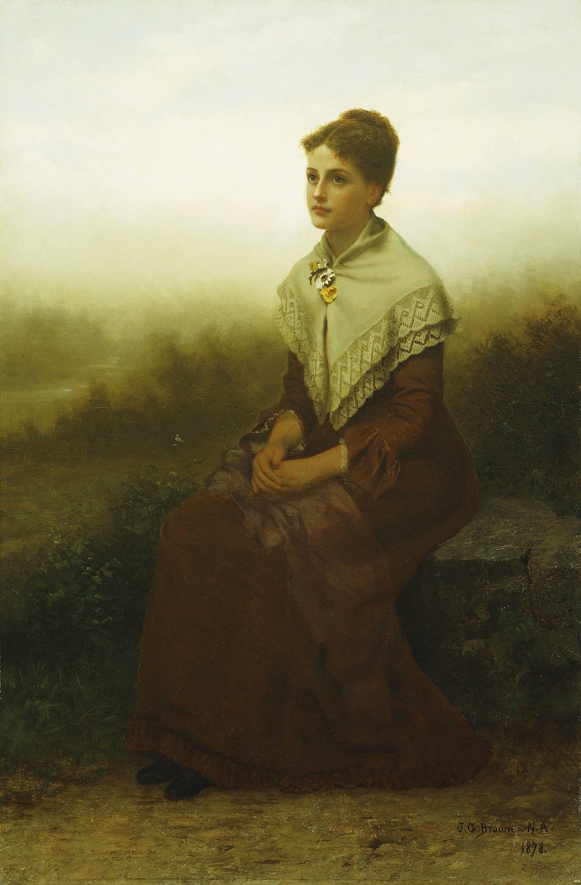 Träumerei, 1878 von John George Brown