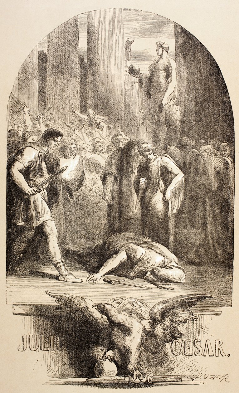 Julius Caesar, 1890 von John Gilbert