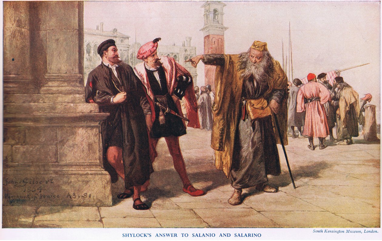 Shylocks Antwort von John Gilbert