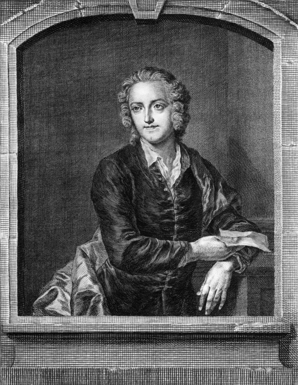 Porträt von Thomas Gray von John Giles Burckhardt