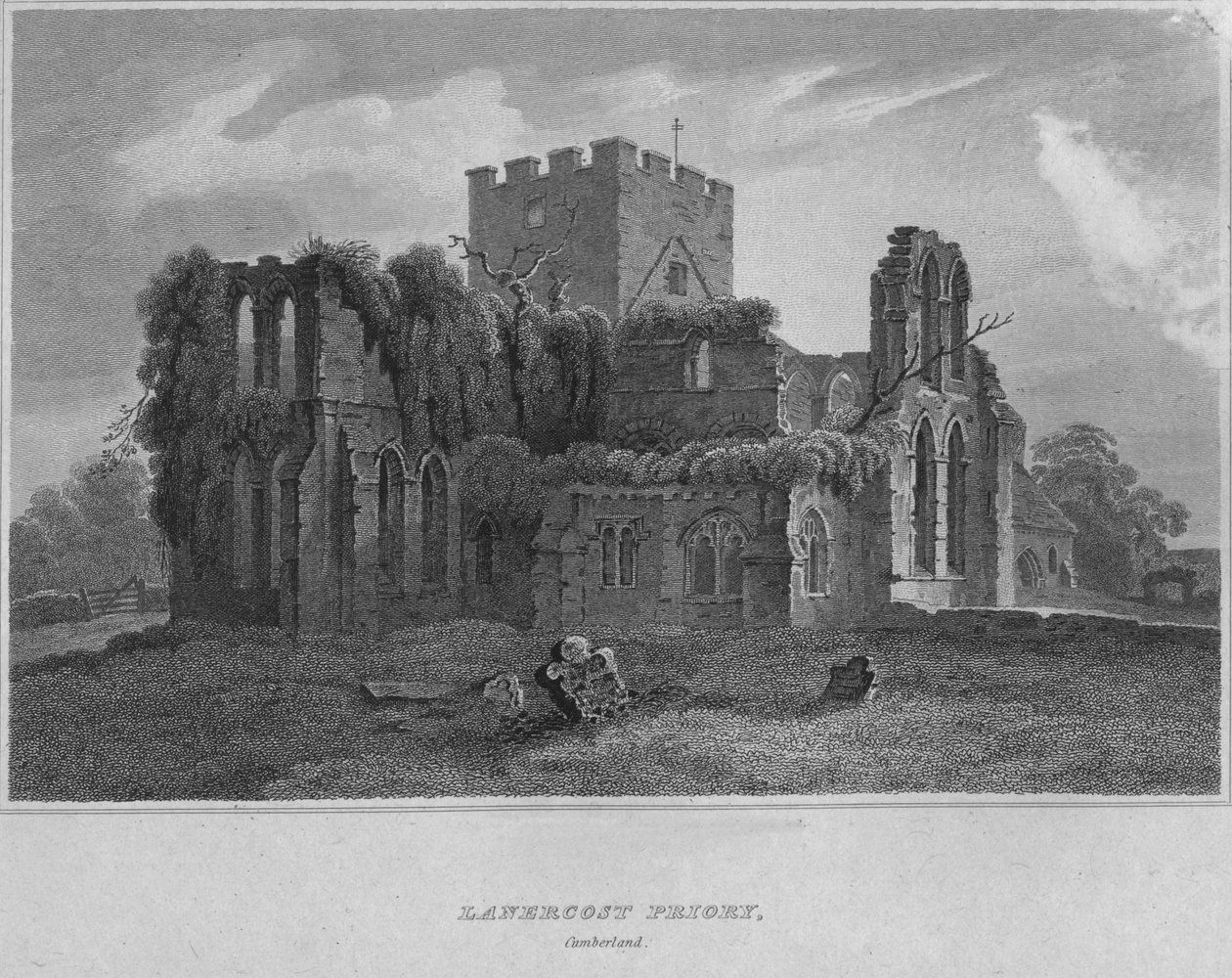 Lanercost Priory, Cumberland, 1814 von John Greig