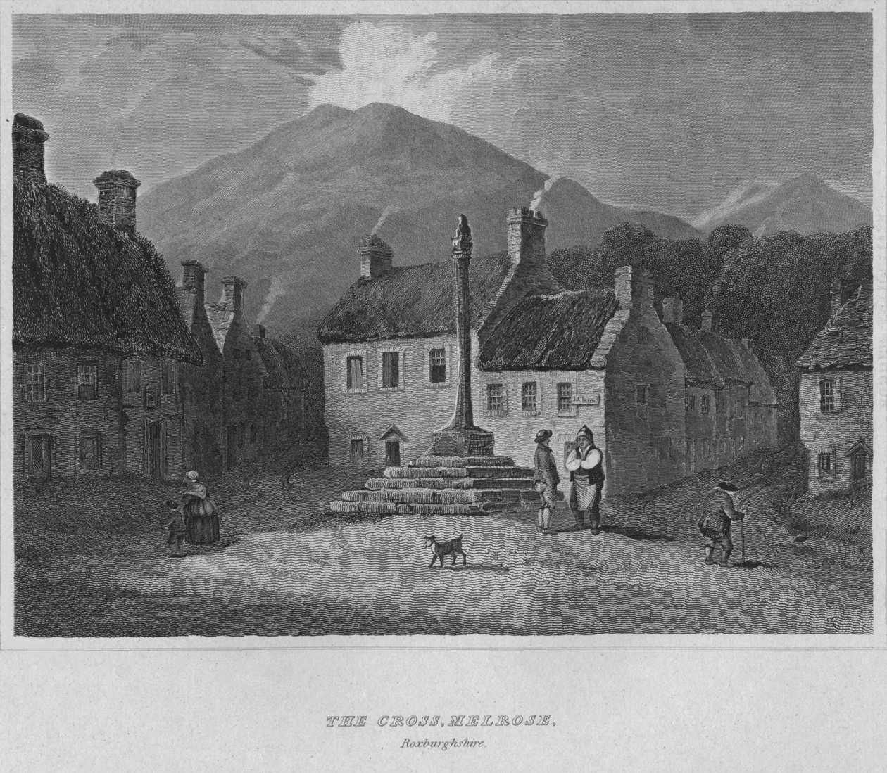 Das Kreuz, Melrose, Roxburghshire von John Greig