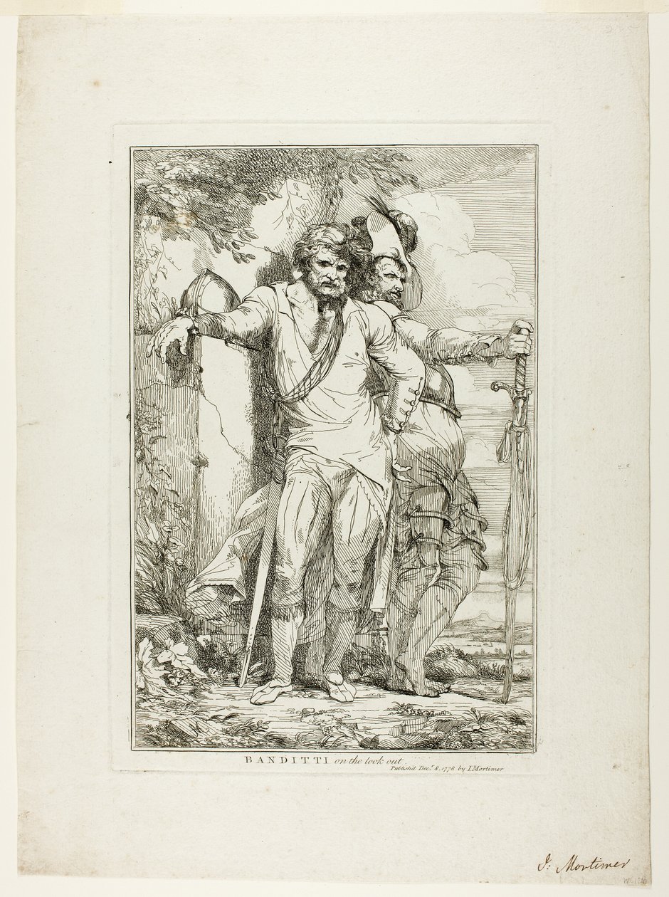 Banditen auf der Lauer von John Hamilton Mortimer