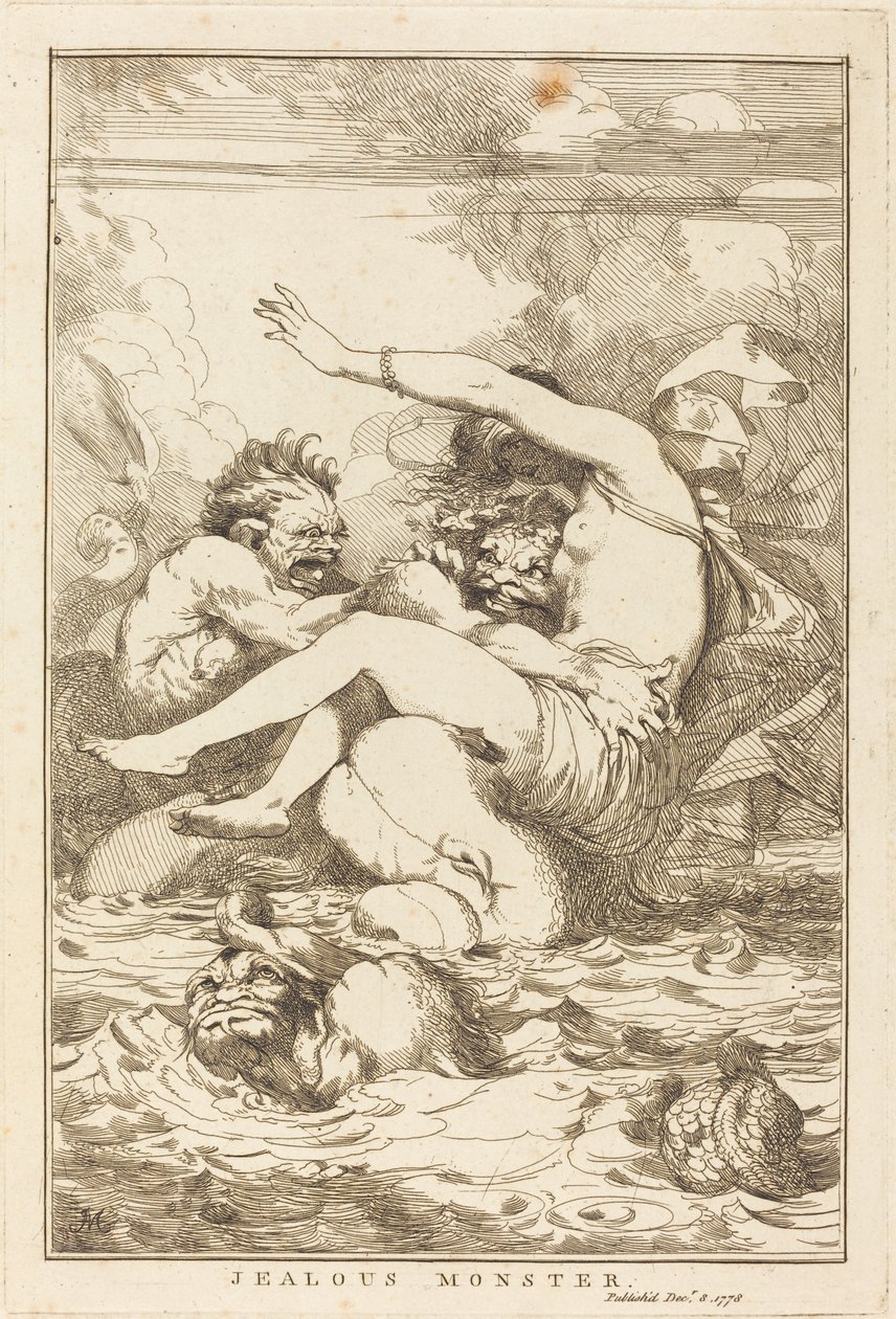 Eifersüchtiges Monster von John Hamilton Mortimer