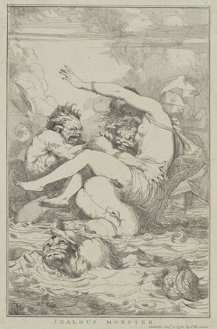 Eifersüchtiges Monster von John Hamilton Mortimer