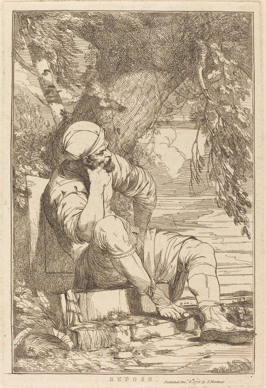 Reposo von John Hamilton Mortimer