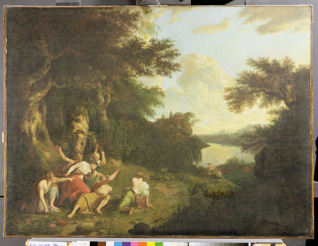Der Tod des Orpheus, ca. 1770 von John Hamilton Mortimer