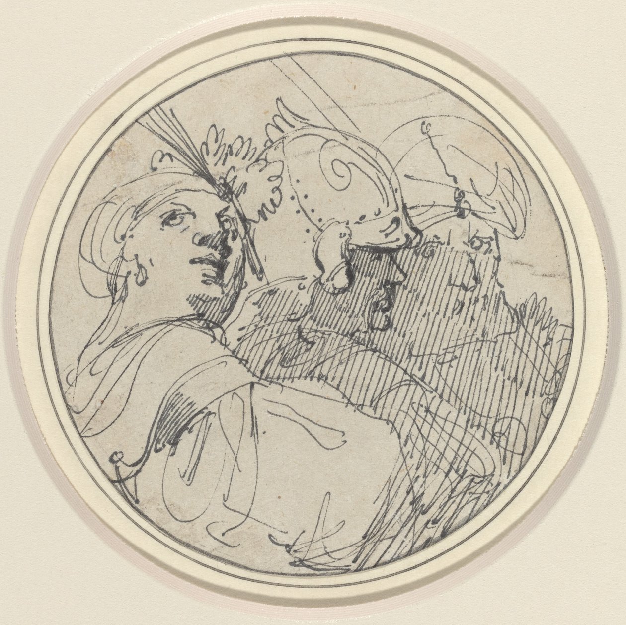 Drei orientalische Köpfe von John Hamilton Mortimer