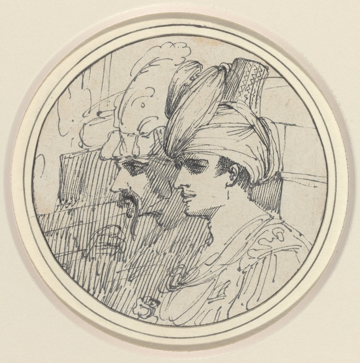 Zwei orientalische Köpfe von John Hamilton Mortimer