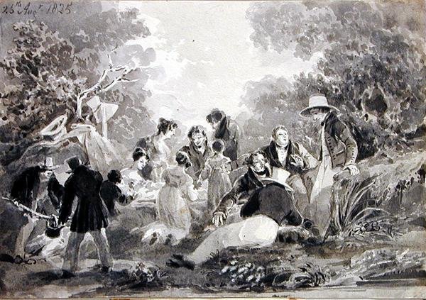 Ein Picknick am See von John Harden