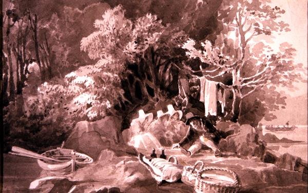 Picknick auf dem Lake Windermere von John Harden