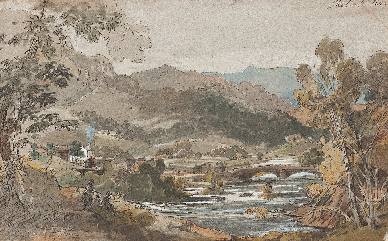 Skelwith Brücke, 1812 von John Harden