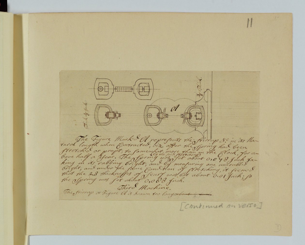 Zeichnungen für das Manuskript von John Harrison