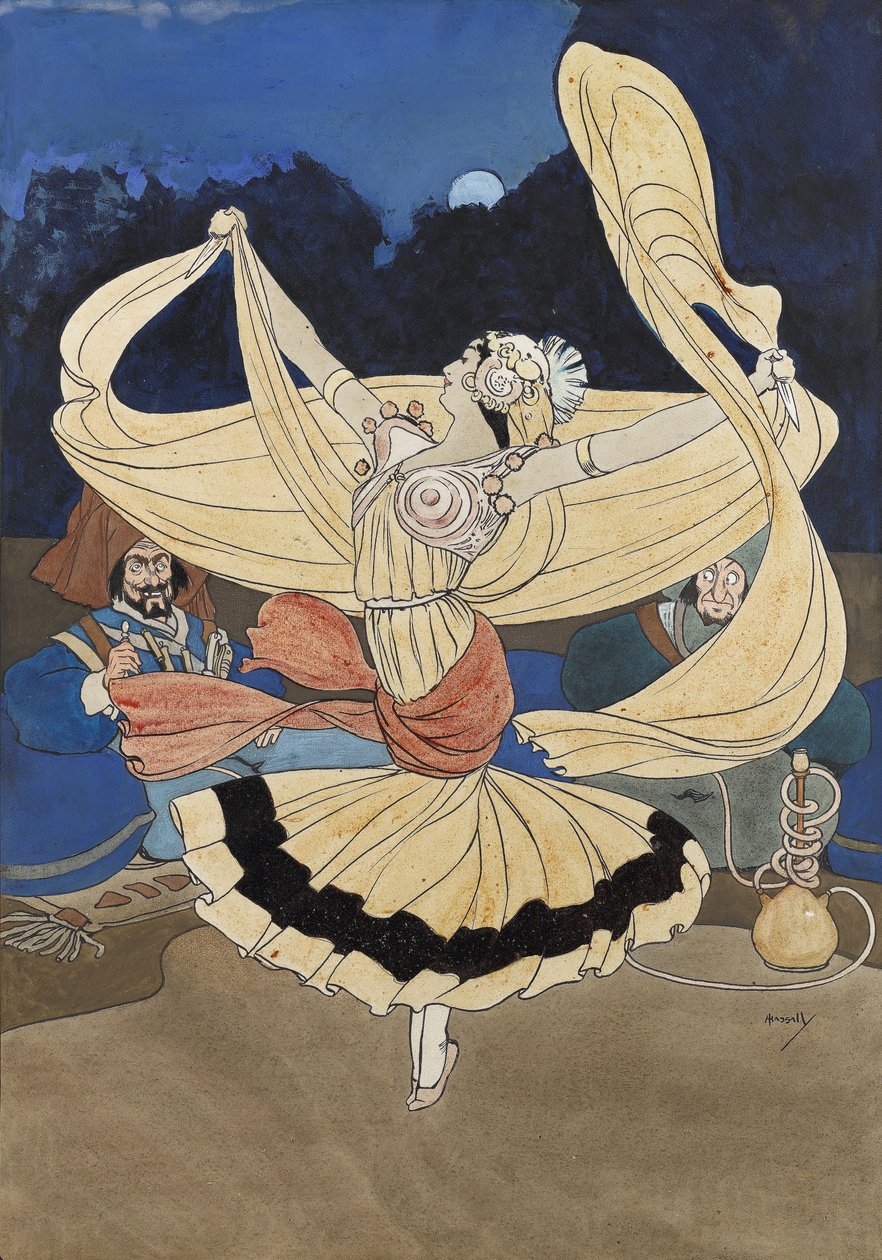 Messertänzerin von John Hassall