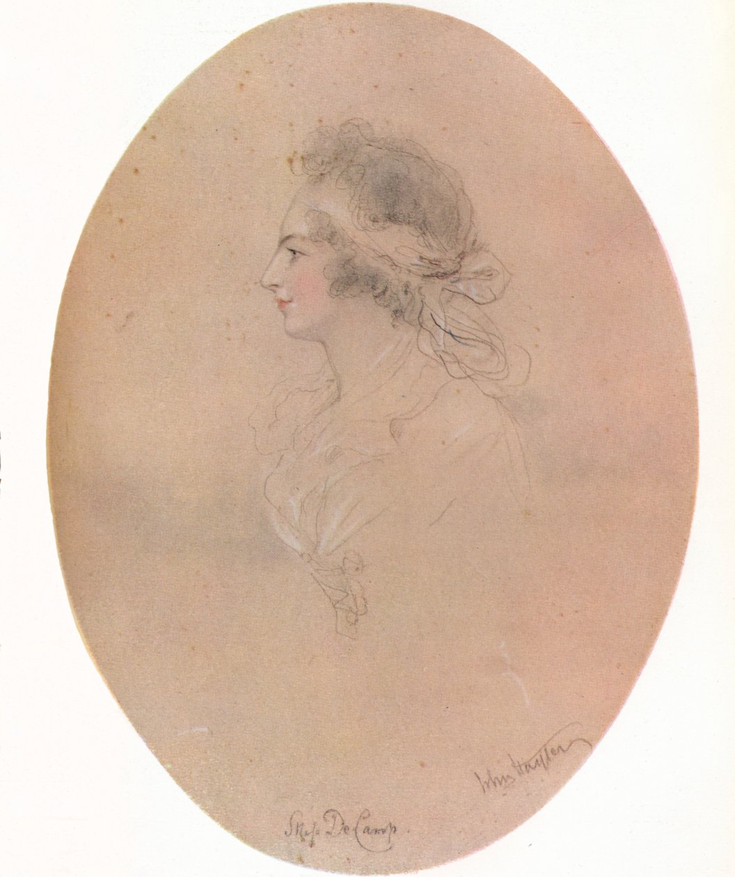 Miss De Camp, 19. Jahrhundert, 1923 von John Hayter