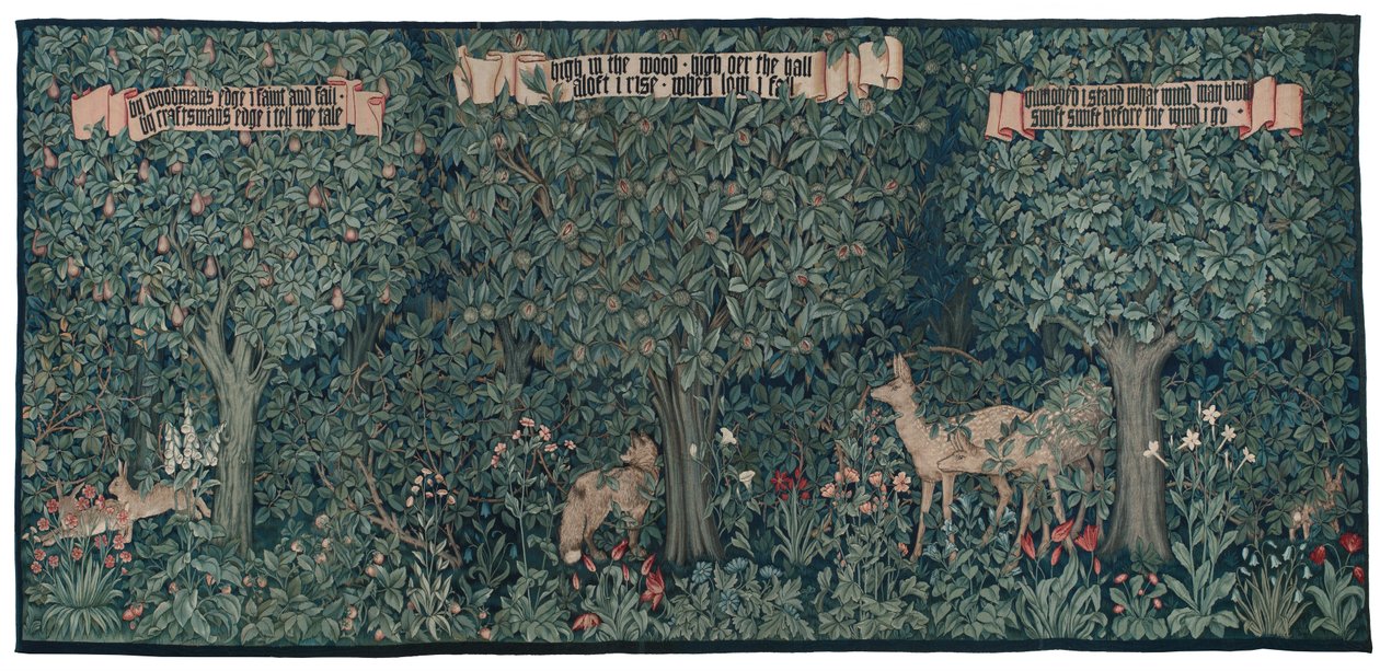 Wandteppich - Grünanlage von John Henry Dearle