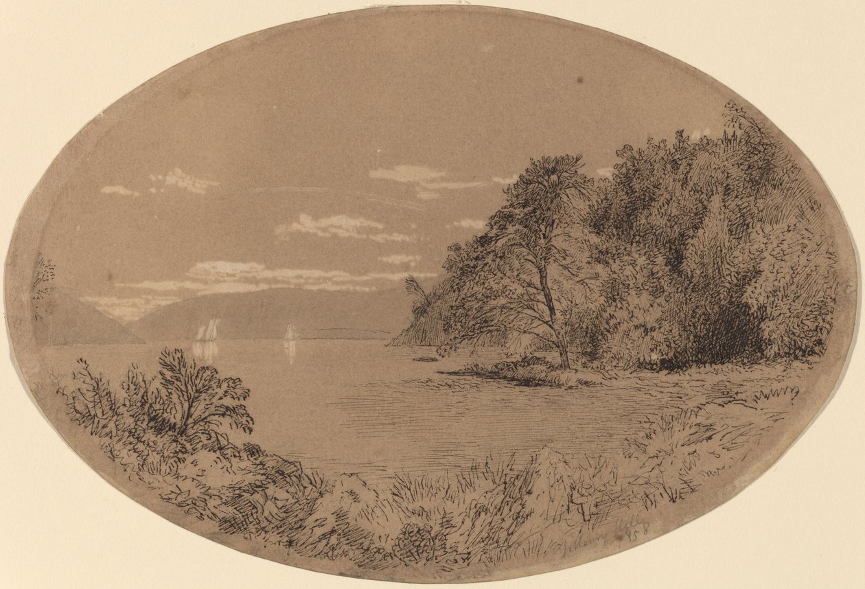 Der Hudson bei Nyack von John Henry Hill