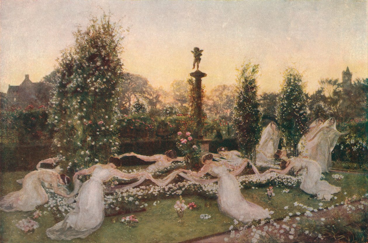 Garten der Liebesgötter von John Henry Lorimer