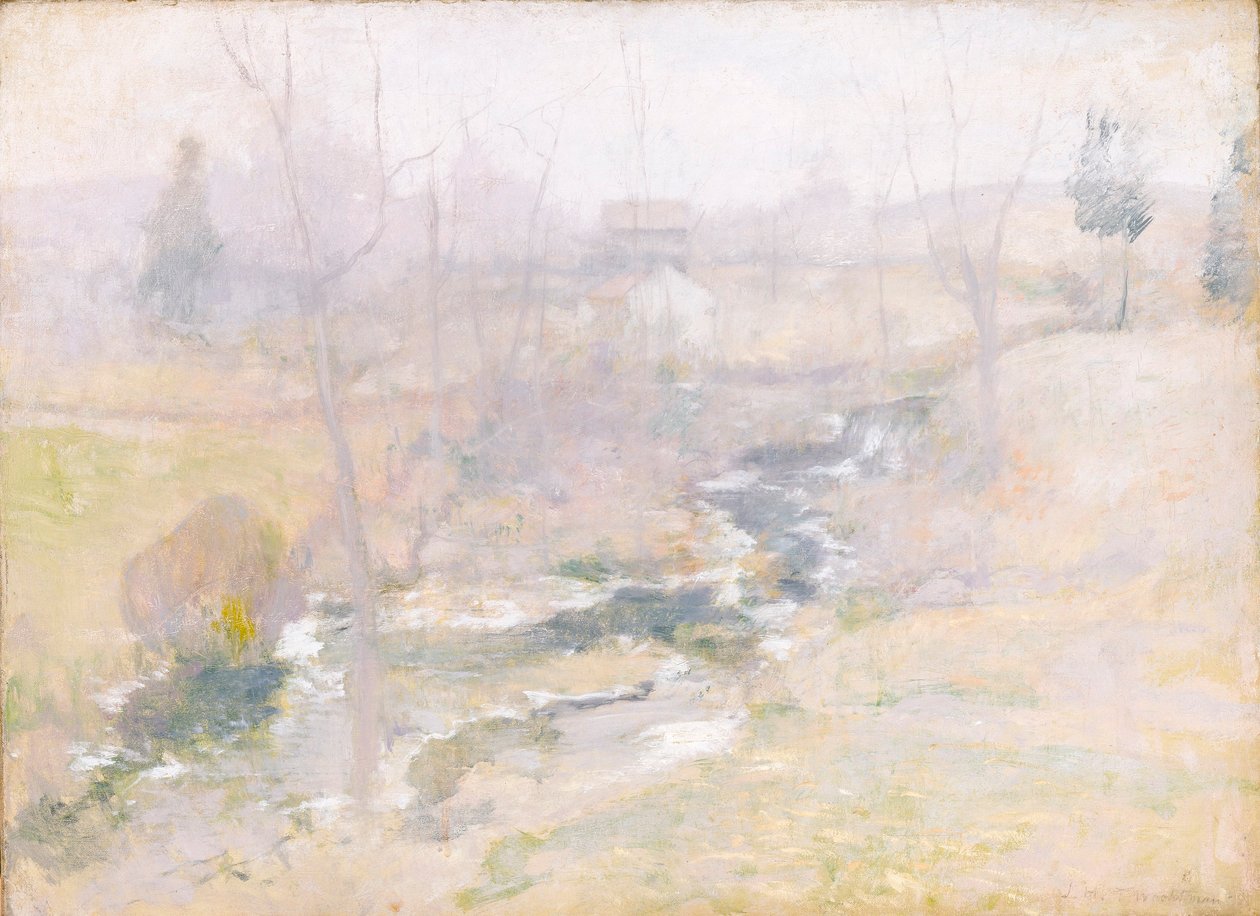 Ende des Winters von John Henry Twachtman