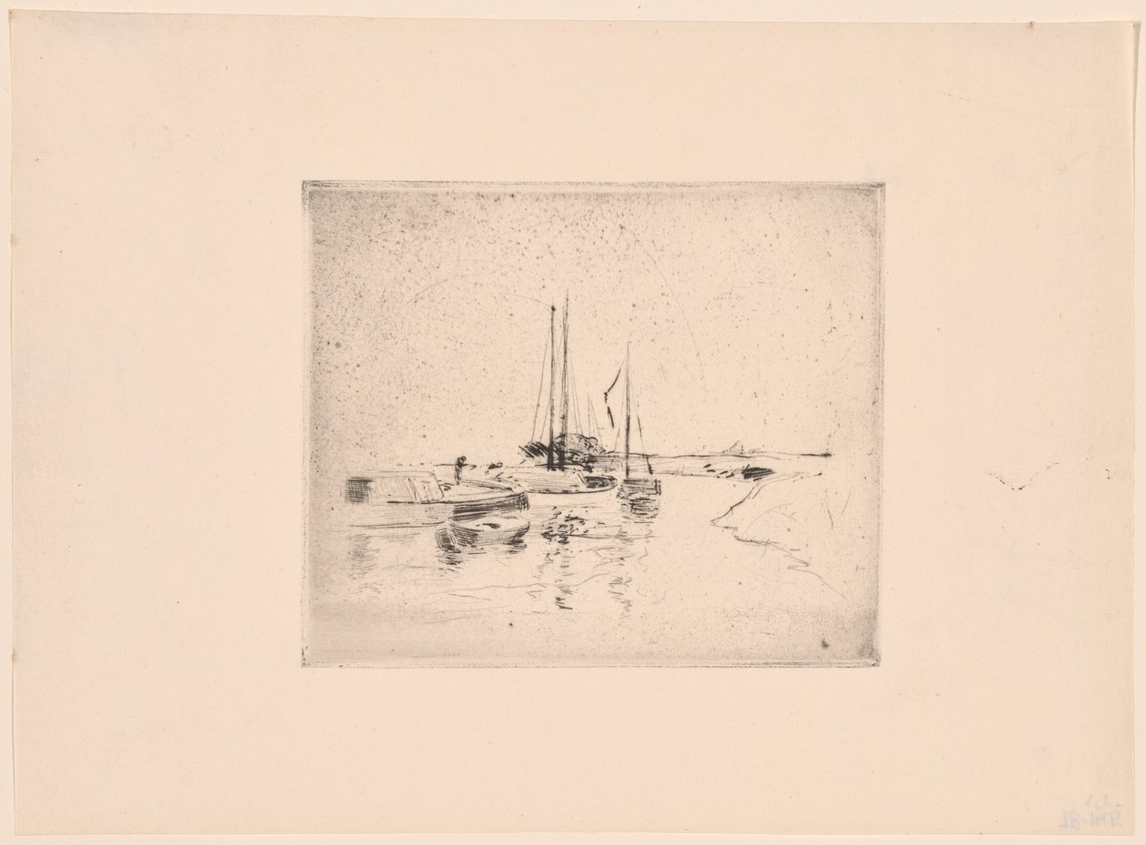 Vier Boote von John Henry Twachtman