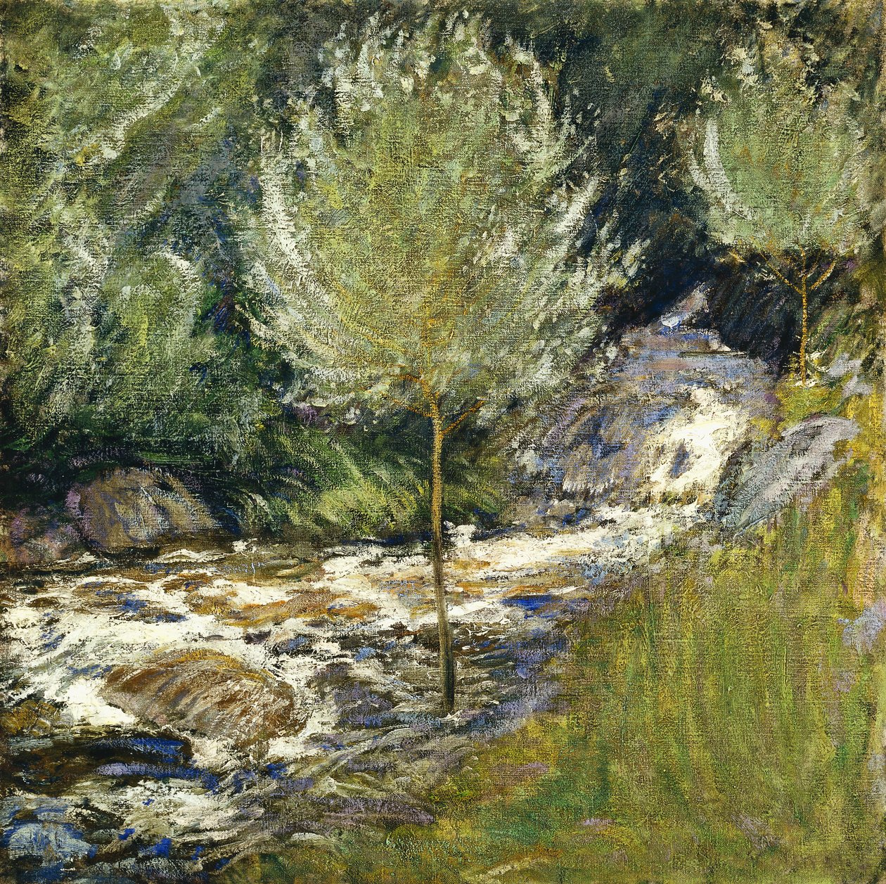 Horseneck Falls, Greenwich, Connecticut von John Henry Twachtman