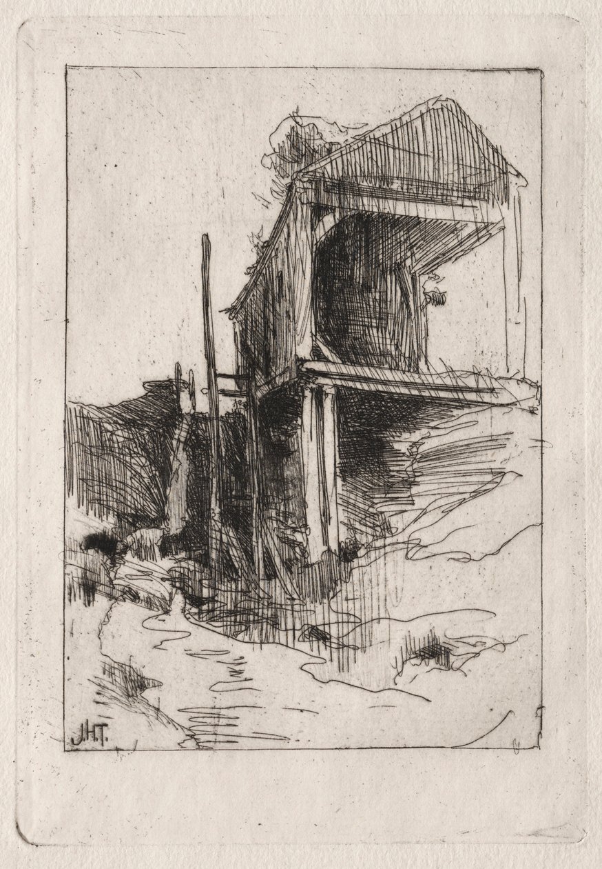 Alte Mühle, Branchville, Connecticut von John Henry Twachtman