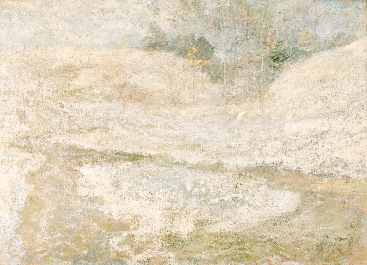 Der Bach, Greenwich, Connecticut, ca. 1890-1900 von John Henry Twachtman