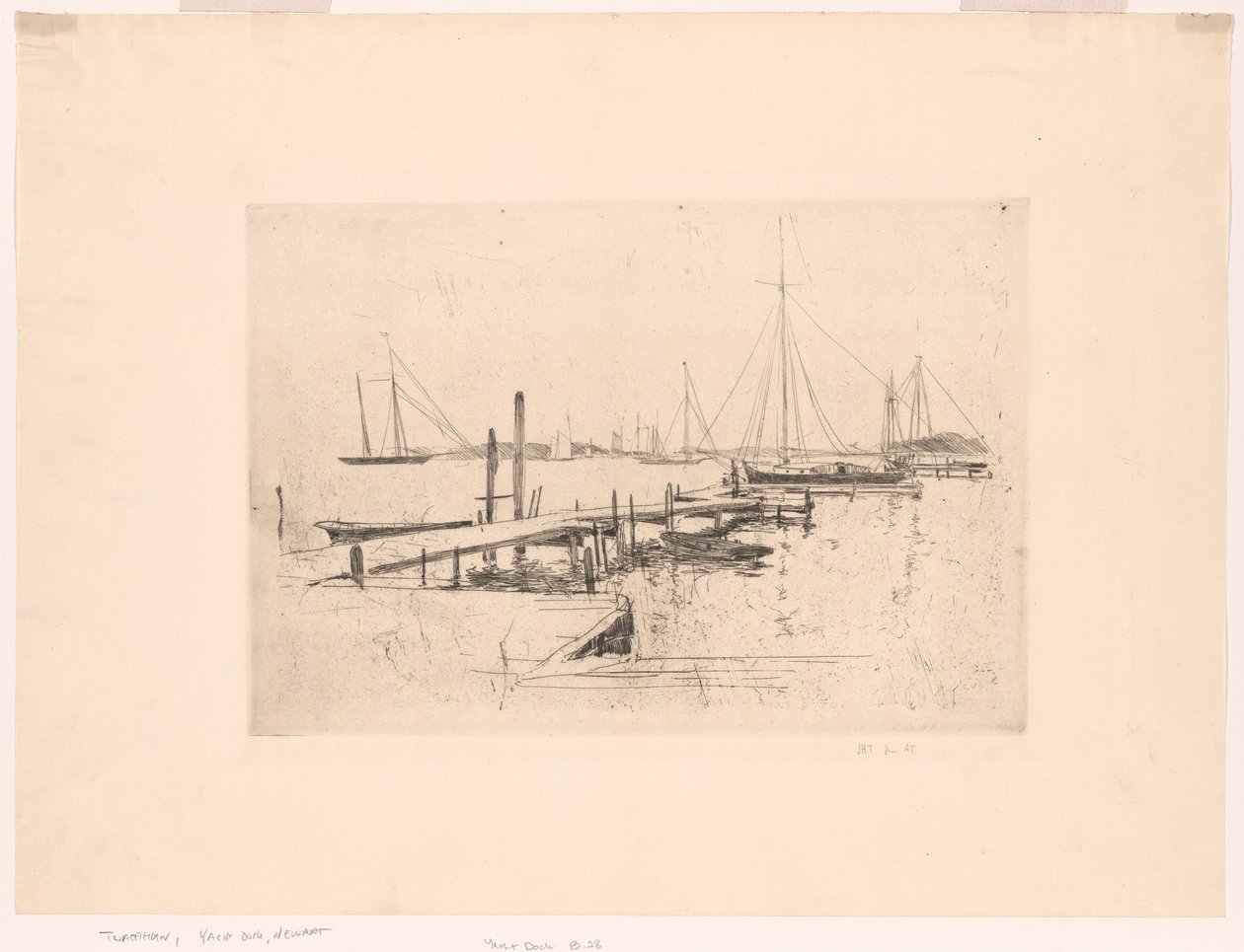 Yachthafen von John Henry Twachtman