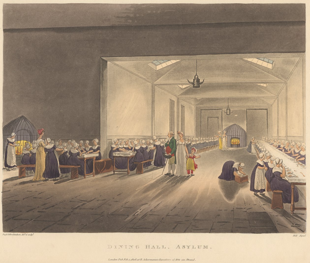 Speisesaal, Asyl von John Hill