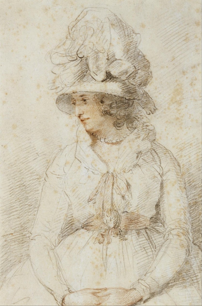 Porträt einer Dame von John Hoppner