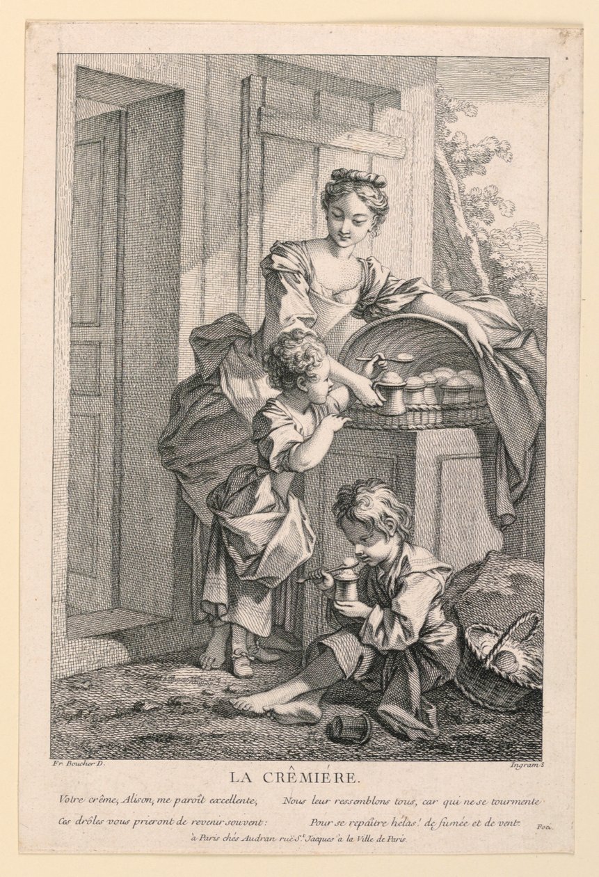 Die Milchverkäuferin von John Ingram