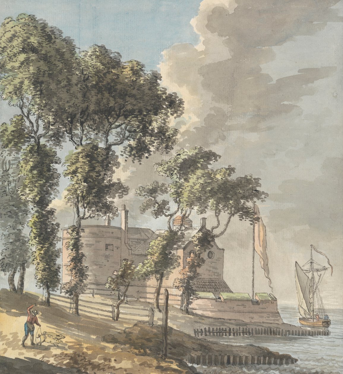 Cowes Castle, Isle of Wight von John Inigo Richards