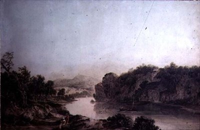 Flusslandschaft von John James Chalon