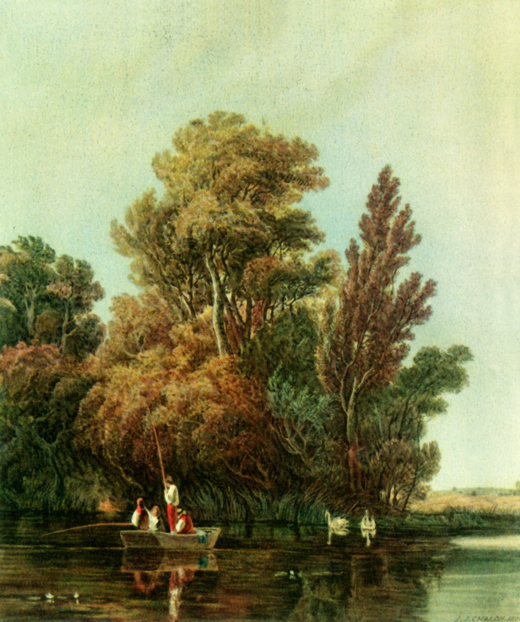 Der Anglerteich von John James Chalon