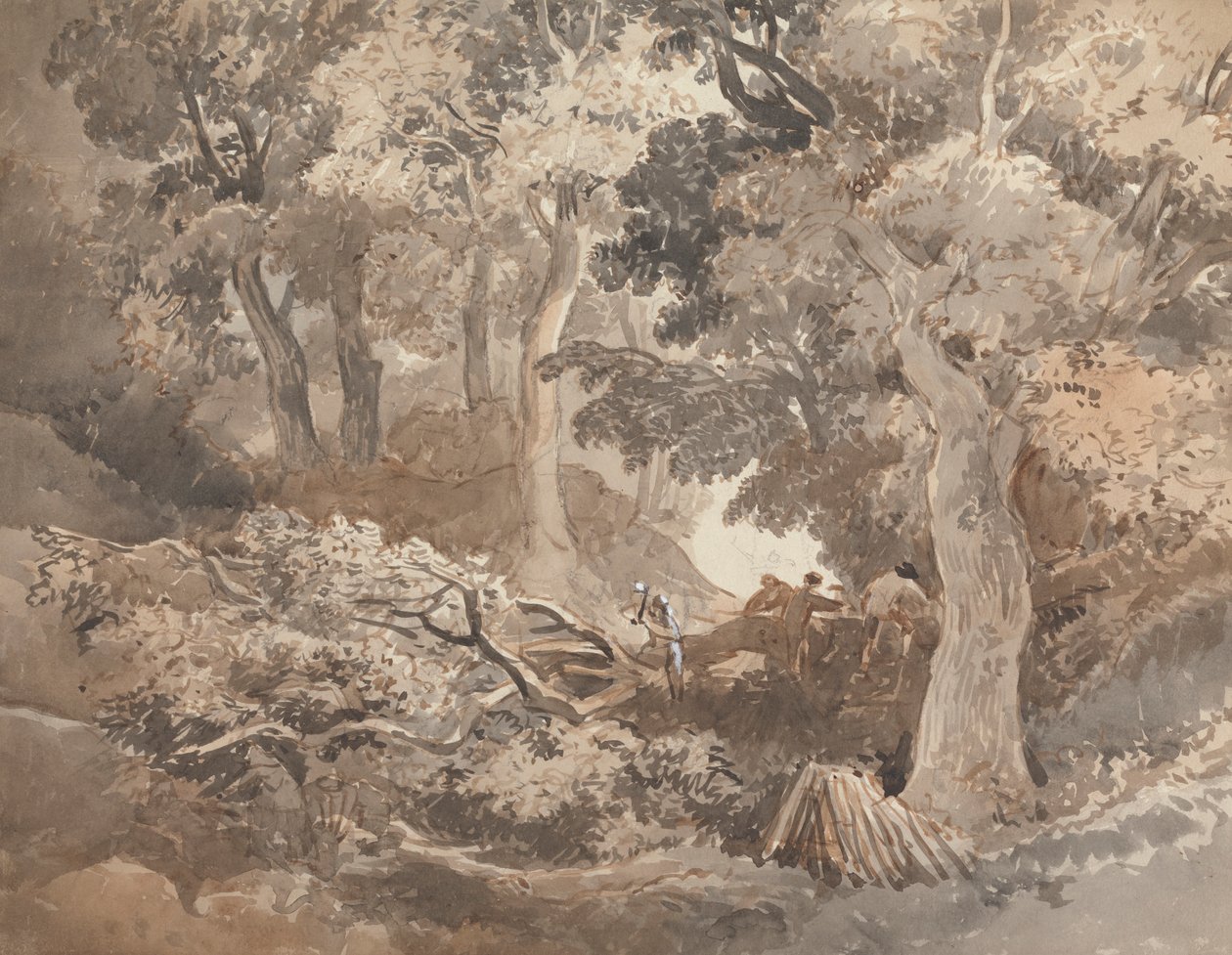 Holzfäller von John James Chalon