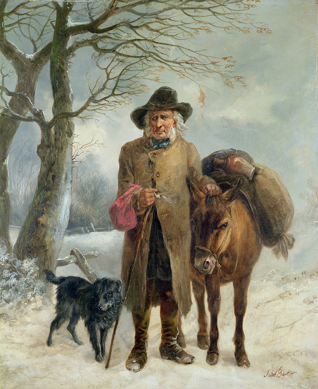 Sammeln von Winterbrennstoff von John Jesse Barker
