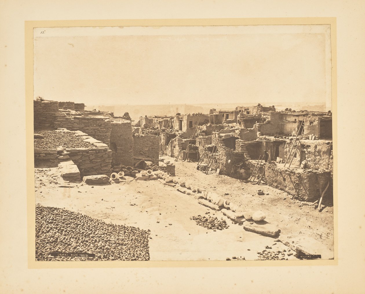 Oraibi, Moki-Stadt von John K. Hillers
