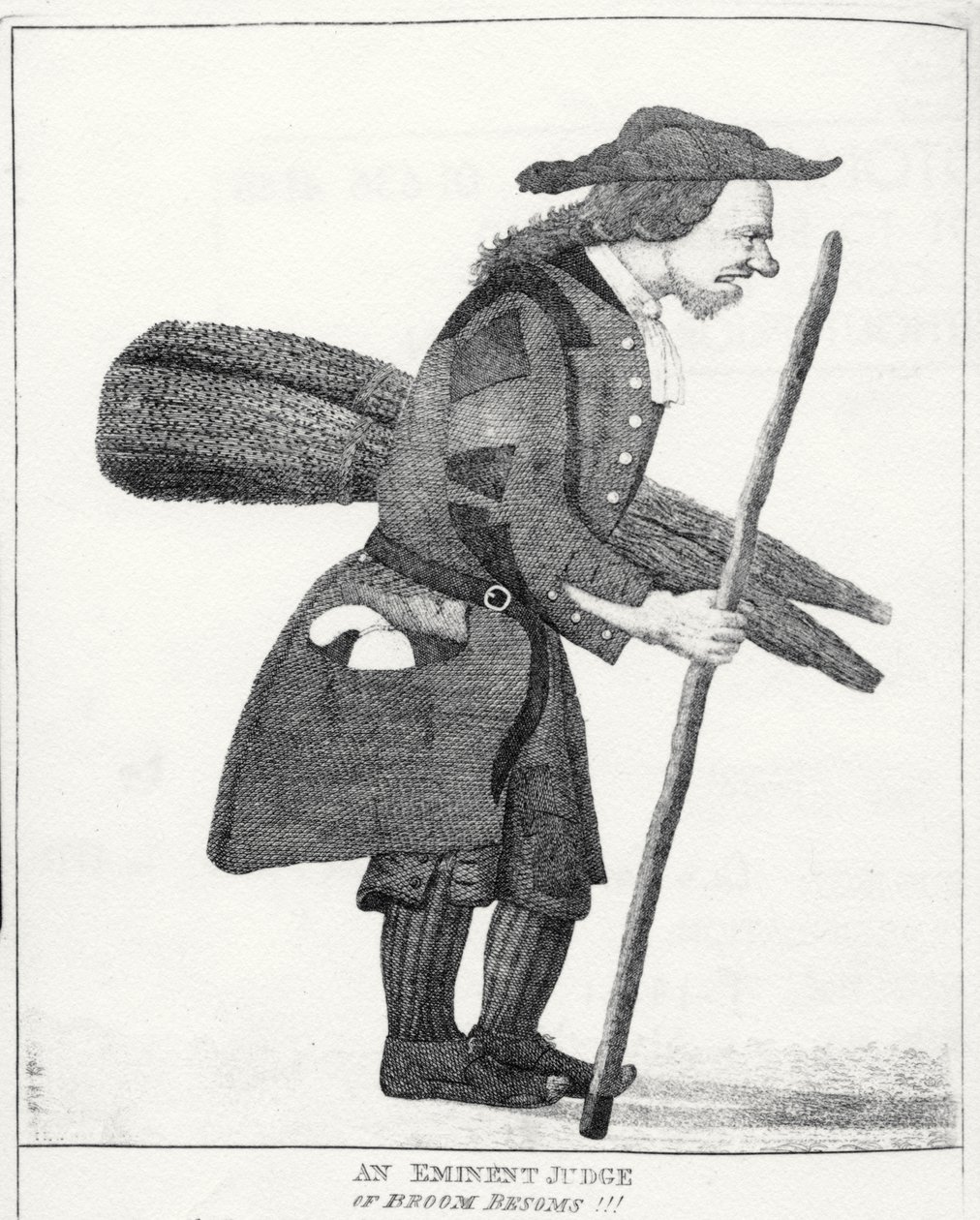 Ein bedeutender Richter von Besen!! 1805 von John Kay