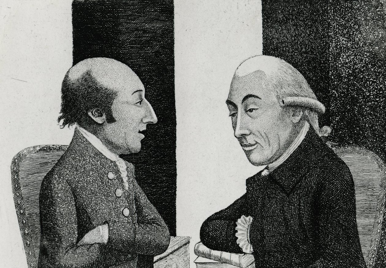 Philosophen, 1787 von John Kay