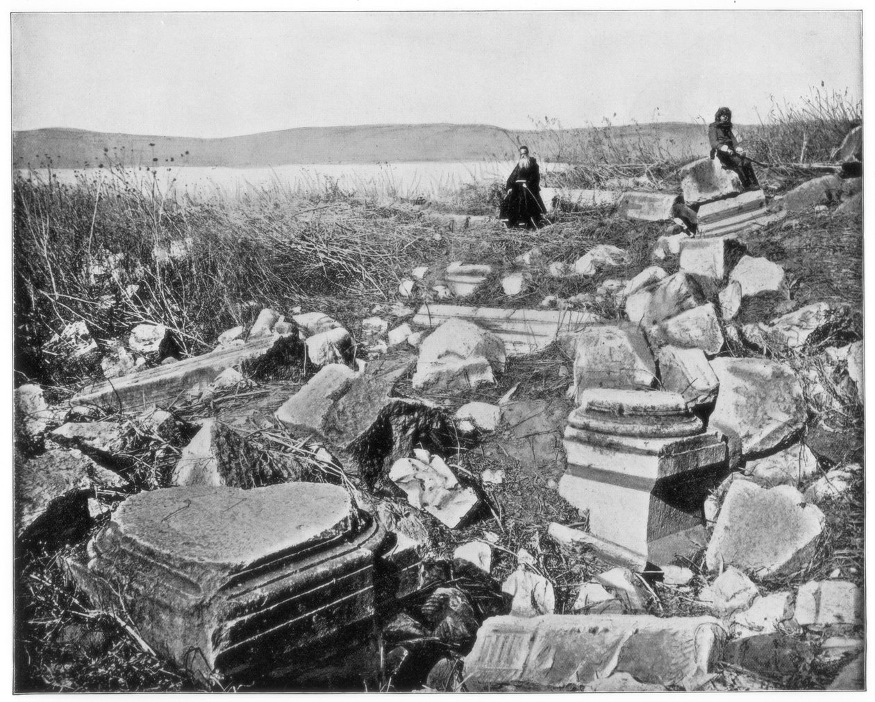 Kapernaum, Galiläa, Palästina, späte 19. Jahrhundert von John L. Stoddard